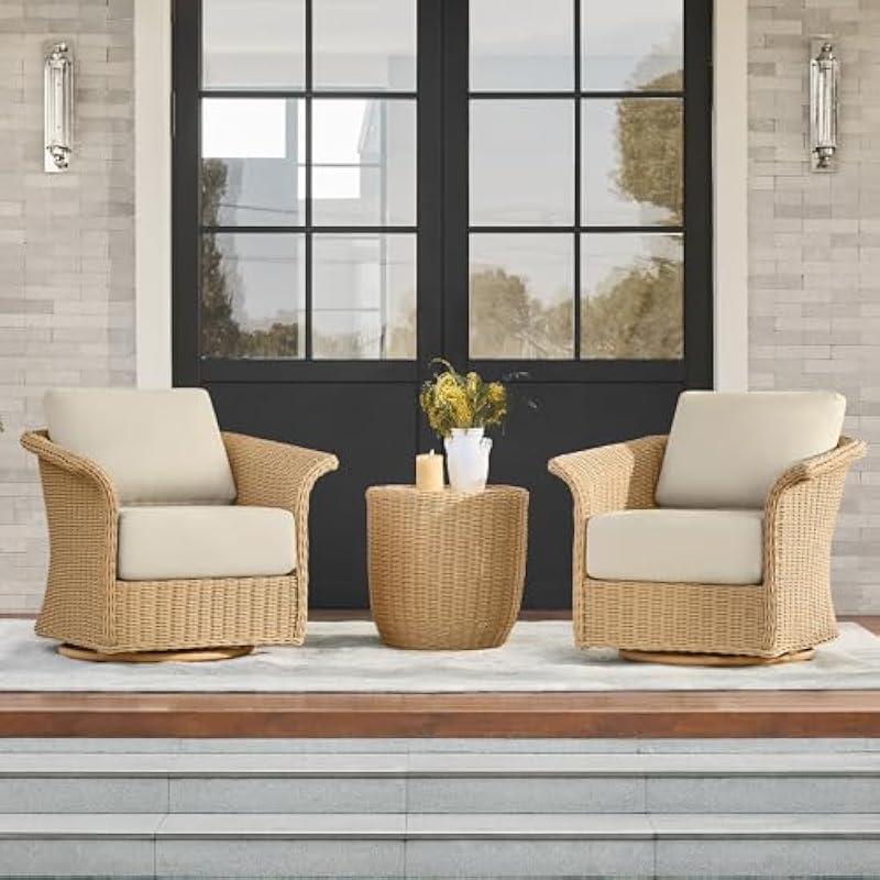 Outdoor Furniture Metal Chairs - طقم بسترو خارجي مكون من 3