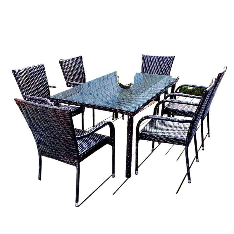 طاولات وكراسي الروطان الخارجية - مراجعة Outdoor Furniture Metal وسعره