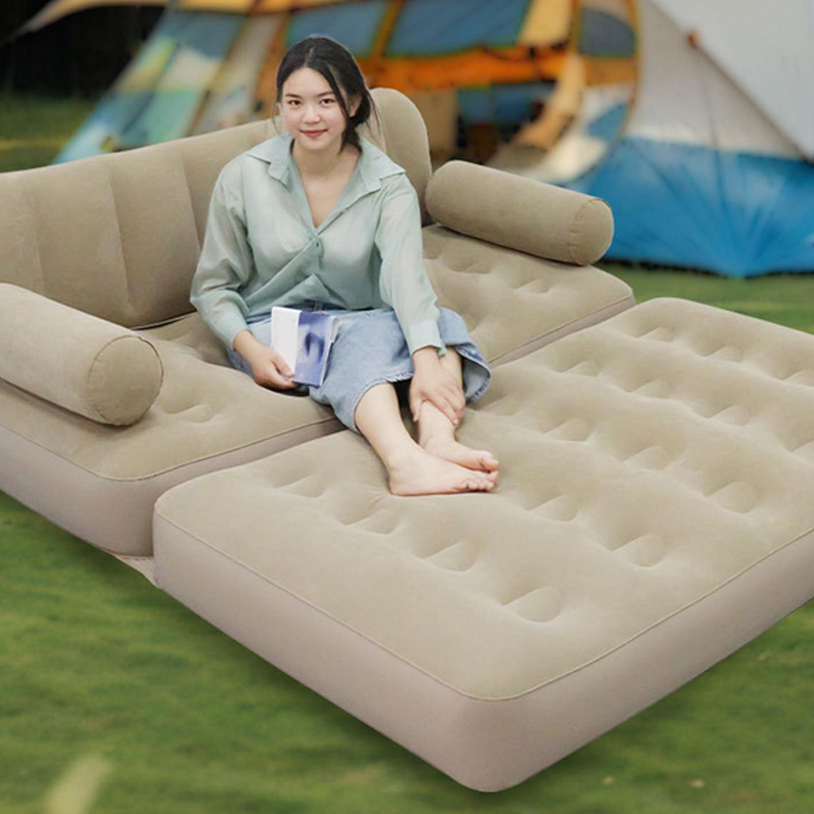 أريكة هوائية قابلة للنفخ مع مض - مراجعة Outdoor Daybed Furniture وسعره
